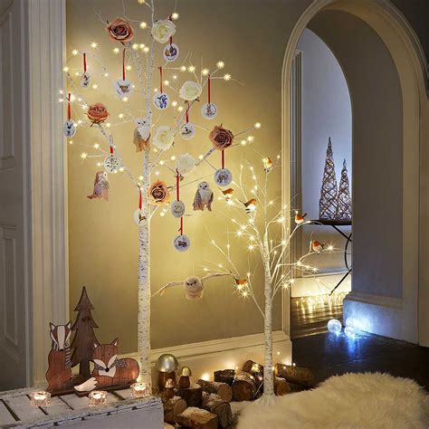 birch tree christmas decorations